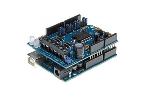 Arduino Motor Shield: DC motor aandrijving