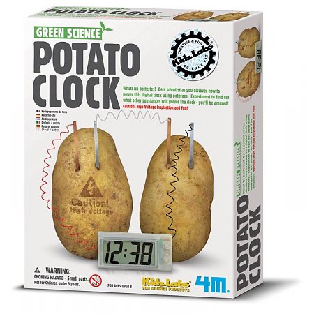Kidzlabs Green Science Potato Clock