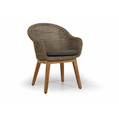 Brafab Beverly dining tuinstoel | Taupe Brafab Beverly dining tuinstoel | Taupe