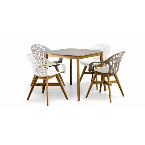 SUNS tuinmeubelen Matinique tuintafel | 90 x 90 cm SUNS tuinmeubelen Matinique tuintafel | 90 x 90 cm