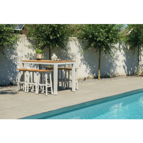 SUNS tuinmeubelen Sense bartafel | 180 x 80 | Mat wit SUNS tuinmeubelen Sense bartafel | 180 x 80 | Mat wit