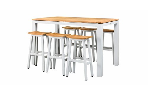 SUNS tuinmeubelen Sense bartafel | 80 x 80 | Mat wit SUNS tuinmeubelen Sense bartafel | 80 x 80 | Mat wit