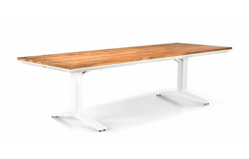 SUNS tuinmeubelen Stockholm tuintafel | 280 x 100 cm | Mat wit SUNS tuinmeubelen Stockholm tuintafel | 280 x 100 cm | Mat wit