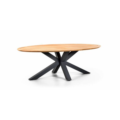 SUNS tuinmeubelen Madre tuintafel | 220 x 130 | Mat royal grijs SUNS tuinmeubelen Madre tuintafel | 220 x 130 | Mat royal grijs