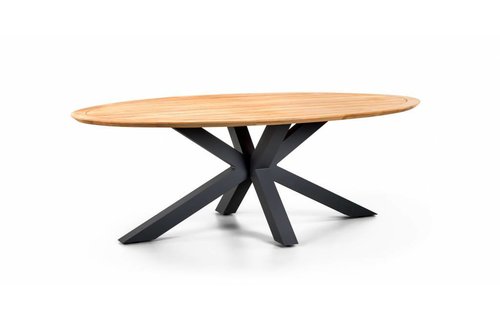 SUNS tuinmeubelen Madre tuintafel | 280 x 130 | Mat royal grijs SUNS tuinmeubelen Madre tuintafel | 280 x 130 | Mat royal grijs
