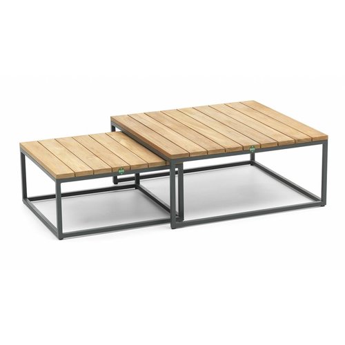 SUNS tuinmeubelen Alta bijzettafel | Mat royal grijs | Set SUNS tuinmeubelen Alta bijzettafel | Mat royal grijs | Set