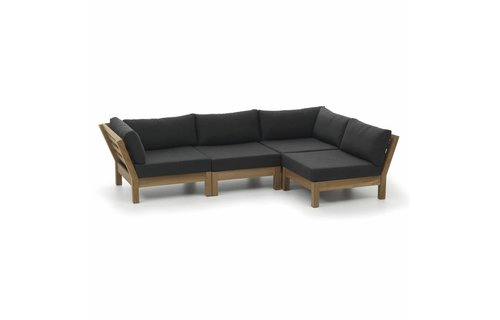 Garden Teak Loungeset Coffee Bay | Opstelling 3 Garden Teak Loungeset Coffee Bay | Opstelling 3