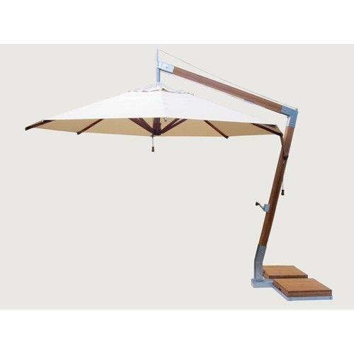 Bambrella parasols Bambrella Parasol Side Wind | Ecru| 3x3m Bambrella parasols Bambrella Parasol Side Wind | Ecru| 3x3m