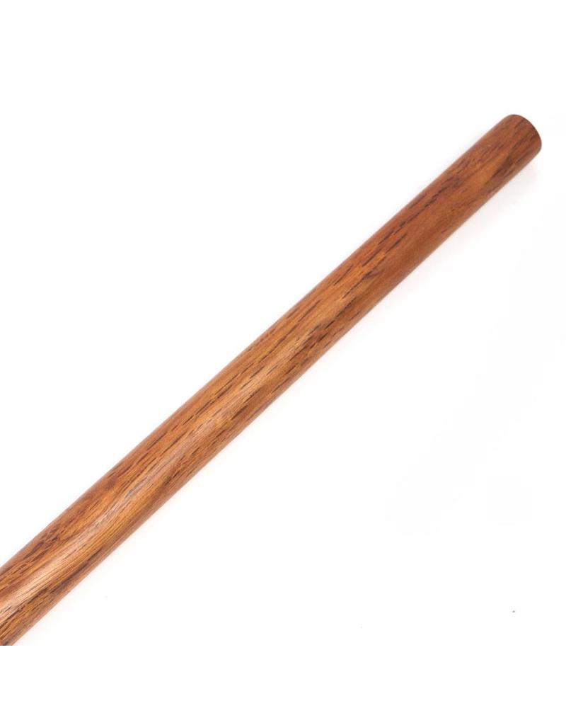 Red Oak Tapered Bo Staff used by Karate and Korean styles Enso