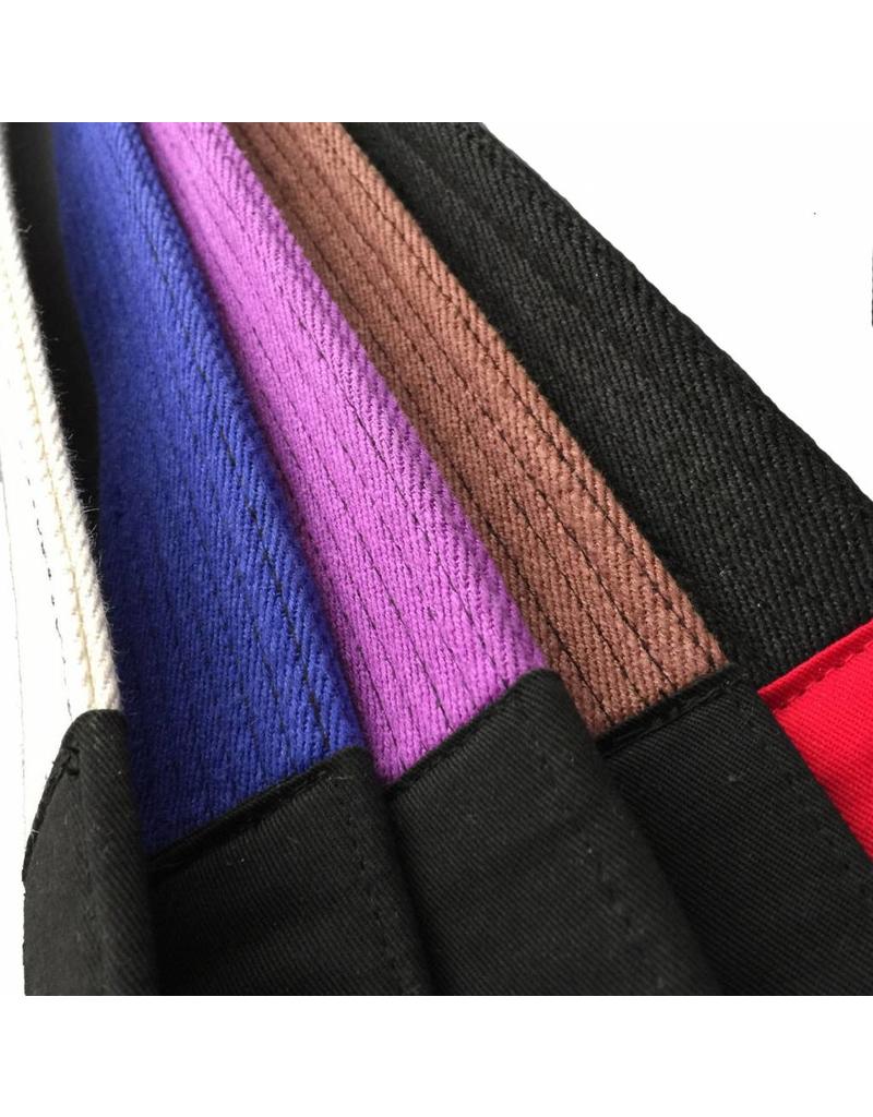 Brazilian Jiu Jitsu BJJ Belt in White, Blue, Purple, Brown & Black