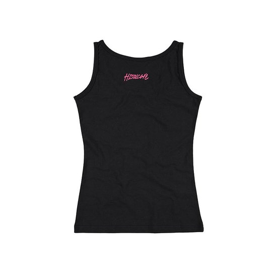 100% Hardcore dames singlet basic 2.0 zwart / roze 100% Hardcore dames singlet basic 2.0 zwart / roze