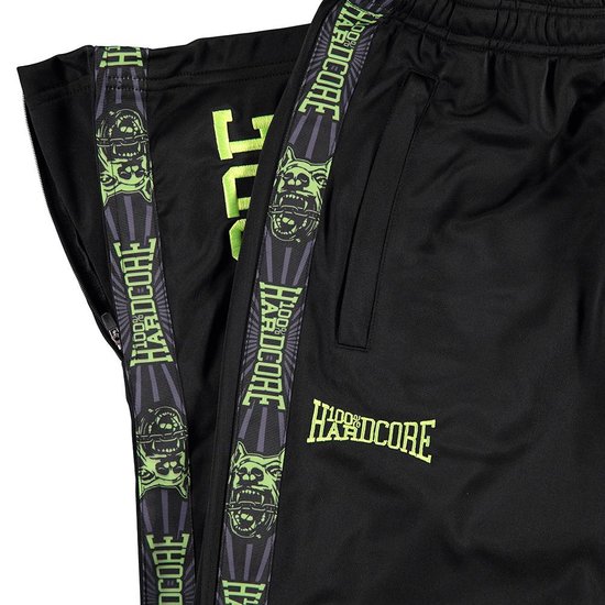 100% Hardcore Training Broek Vertical Black/ Green 100% Hardcore Training Broek Vertical Black/ Green