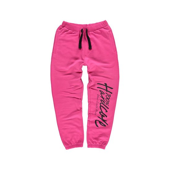 100% Hardcore Dames Jogging Broek Pride roze 100% Hardcore Dames Jogging Broek Pride roze