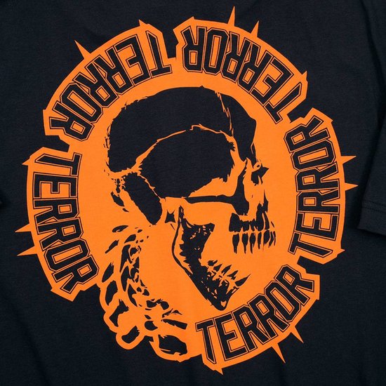 Terror T-shirt Circle of Death Oranje Terror T-shirt Circle of Death Oranje