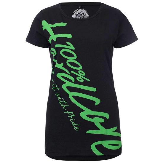 100% Hardcore Lady T-shirt Basic Green 100% Hardcore Lady T-shirt Basic Green