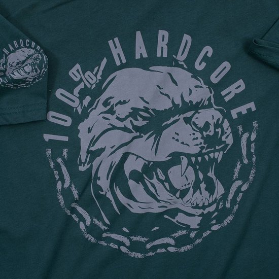 100% Hardcore T-Shirt Aggressive Breed Groen 100% Hardcore T-Shirt Aggressive Breed Groen