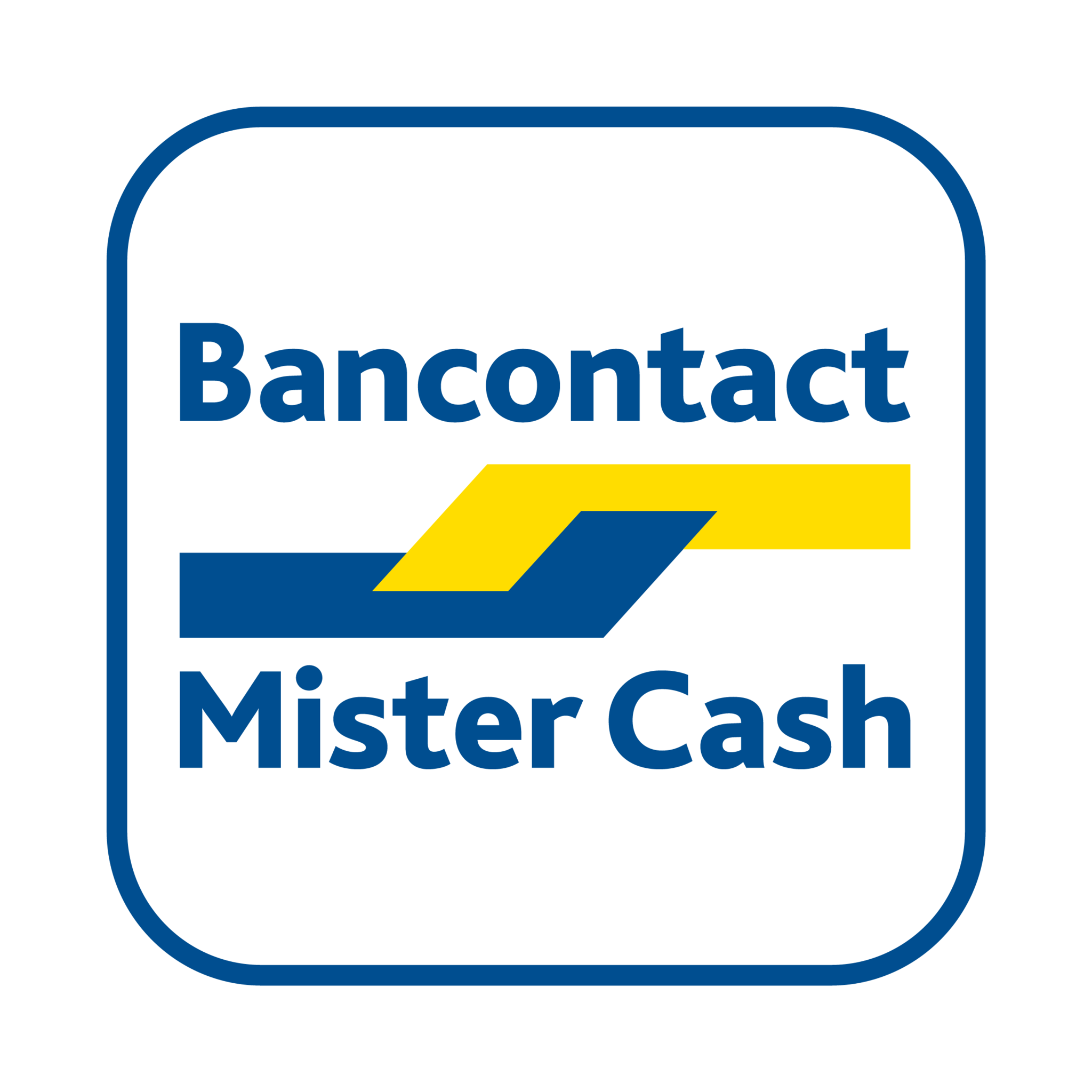 Logo Bancontact - Mister Cash