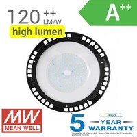 LED High Bay 150 Watt 6400K IP65 90° A++ Inkl. Meanwell Transformator