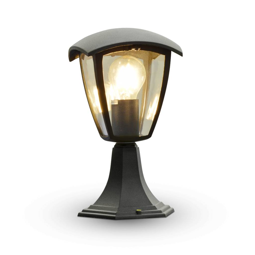 Garden Light Standing Led Aluminum Square E27 Ip44 Intoled Garden Light Standing Led Aluminum Square Ip44 E27