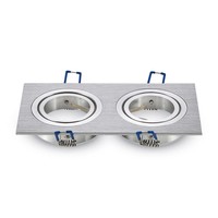 LED Einbaustrahler Houston GU10 2x 3W 3000K Kippbar