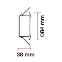 LED Einbaustrahler New York GU10 3W 3000K IP44