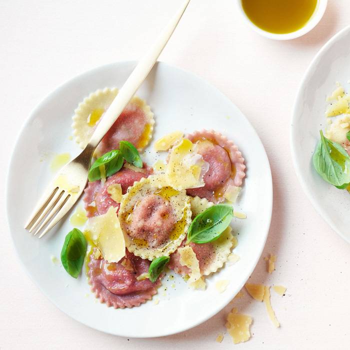Ravioli met MIRA avocado olie