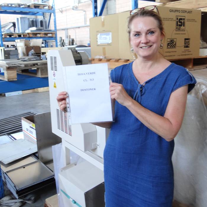 Op bezoek bij chocolademachinefabriek in Italië