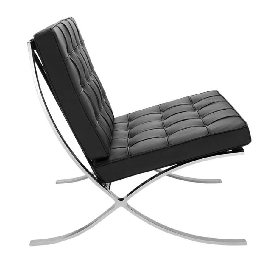 Barcelona Chair Black - Shipped within 24 hours! - Furnwise