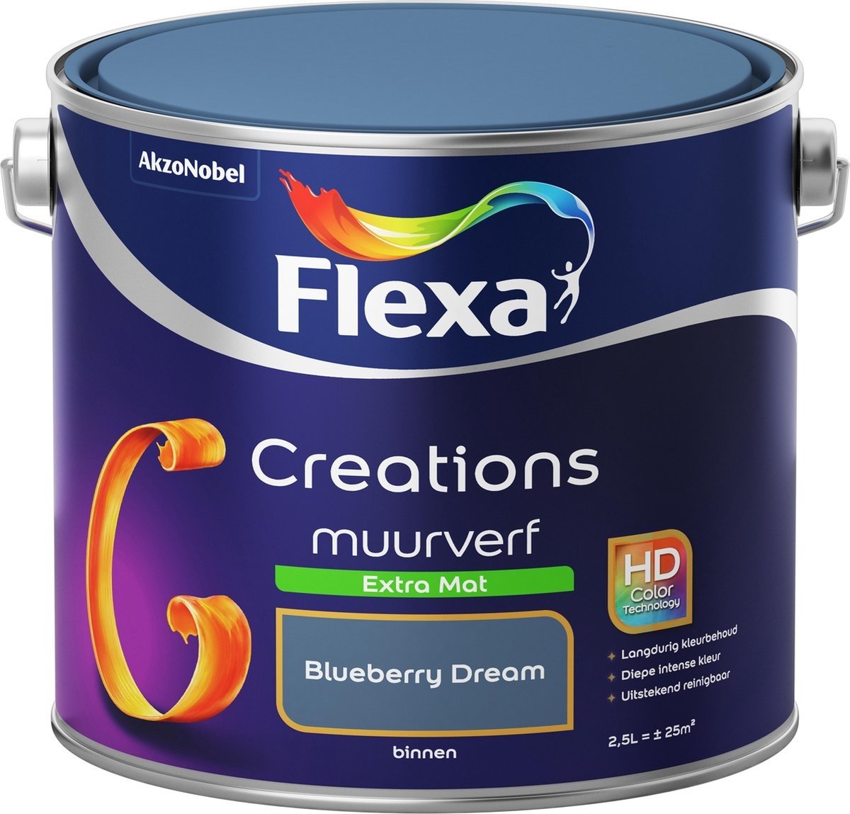 Flexa Creations Muurverf Extra Mat - Blueberry Dream