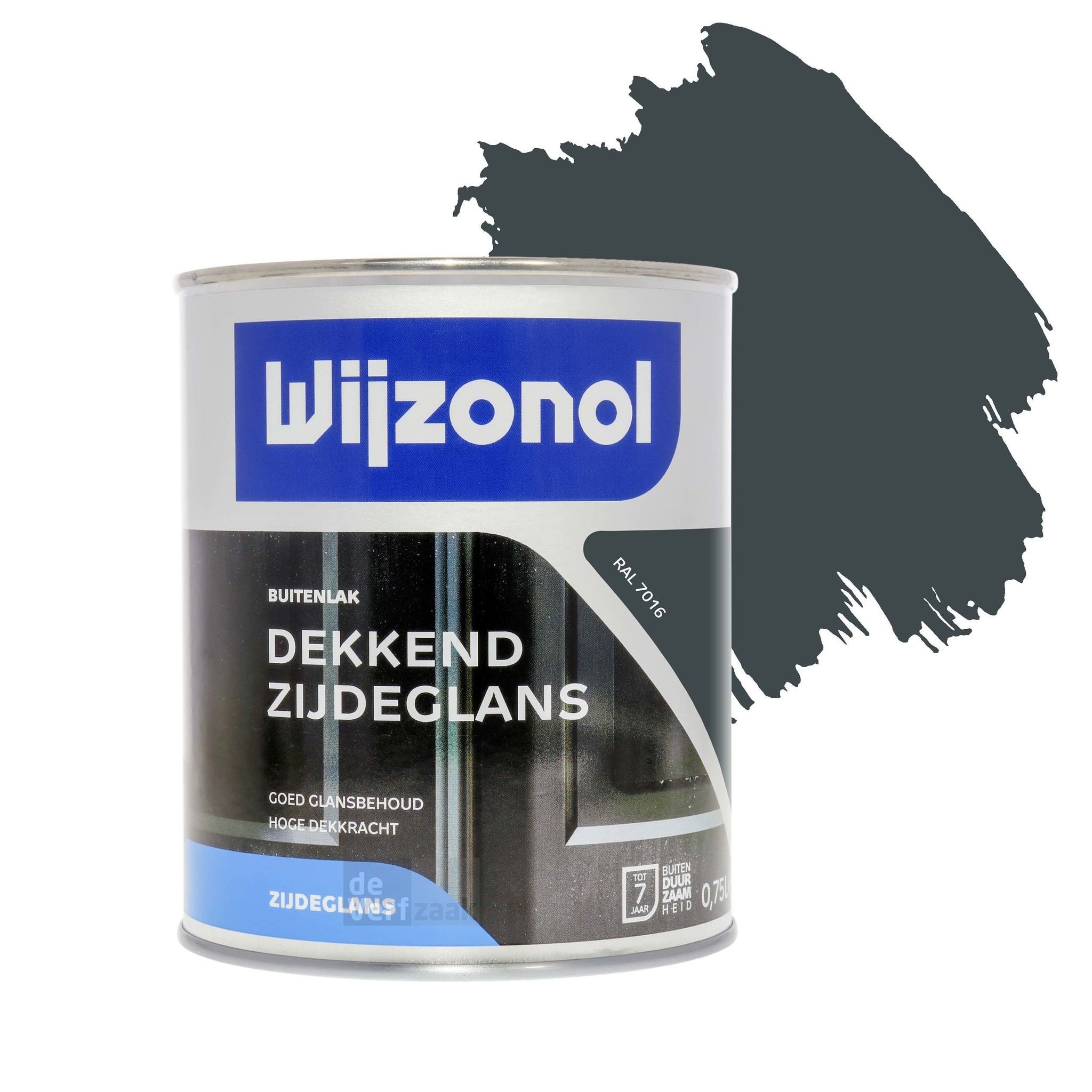 Wijzonol Dekkend Zijdeglanslak - RAL 7016
