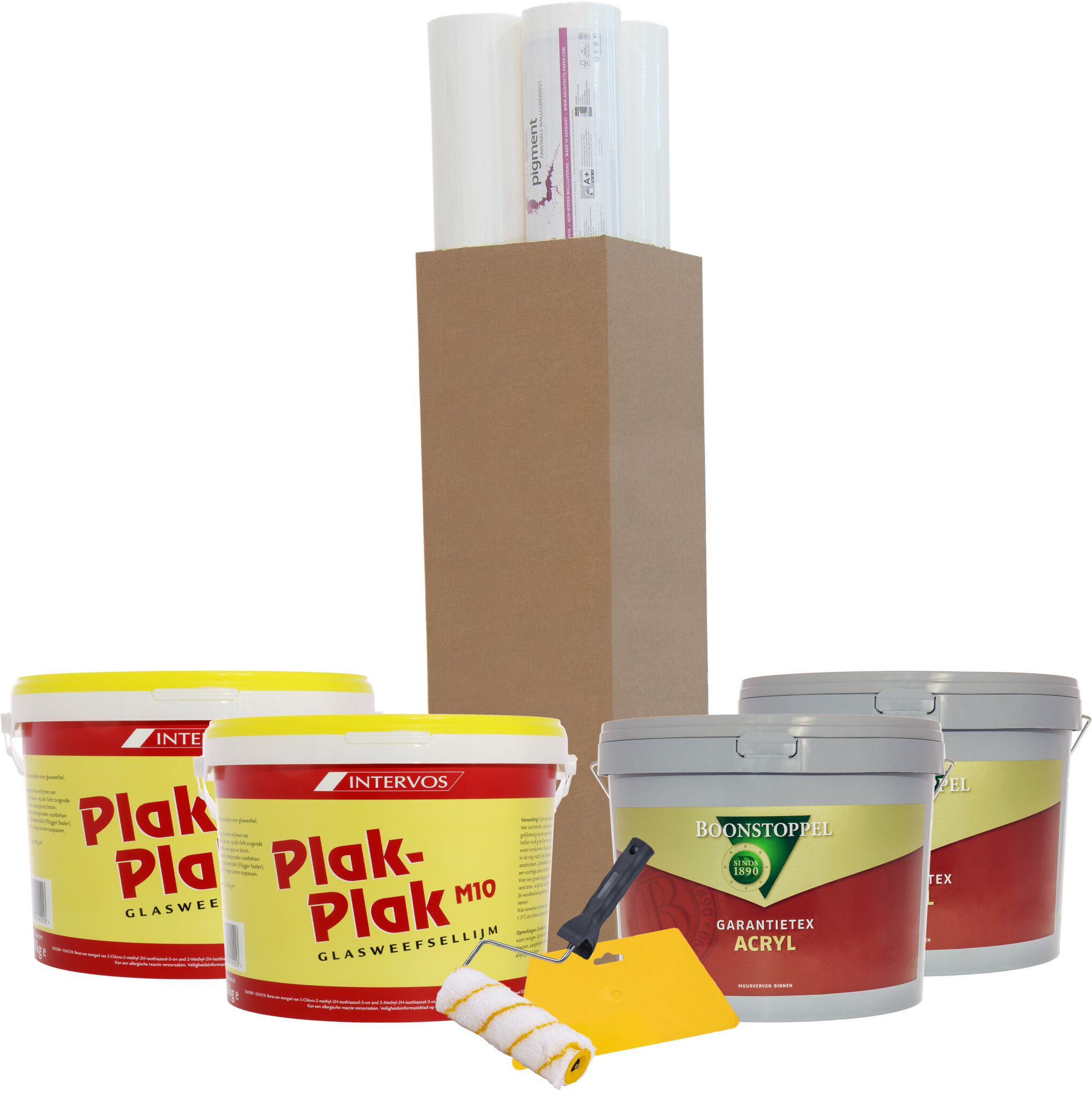 Complete Renovlies Set Boonstoppel Acryl - RAL 9010