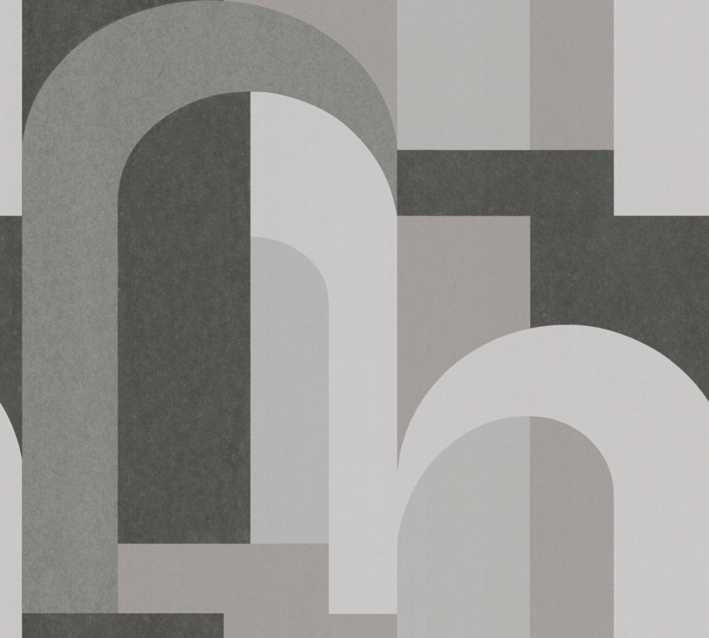 Architects Paper AP Arcade - Grijs - Retro - 391704