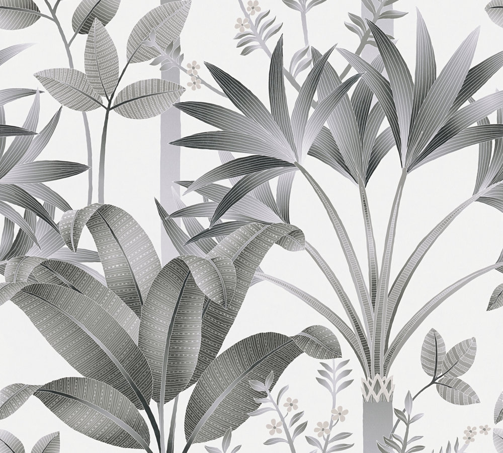 Architects Paper AP Arcade - Grijs - Planten Behang - 391725