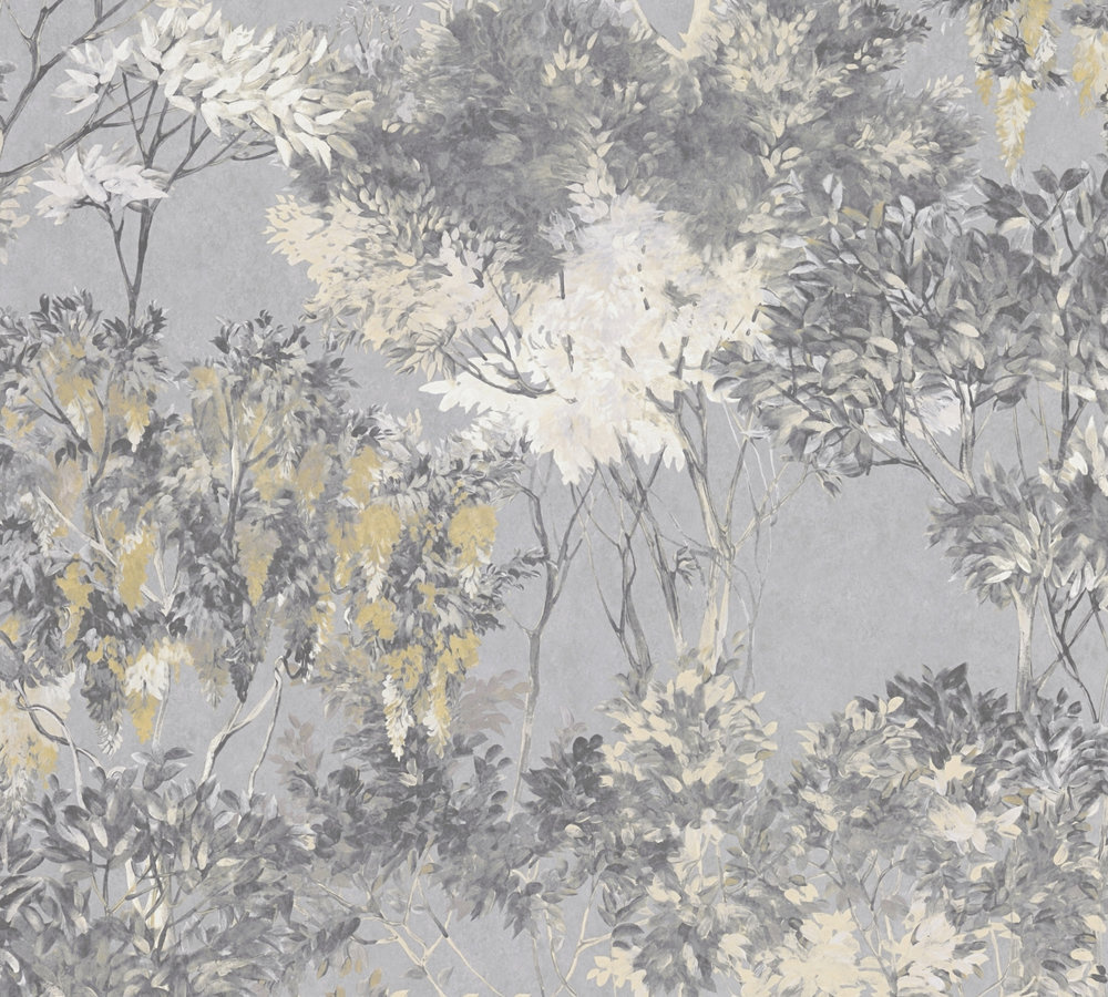 Architects Paper AP Arcade - Grijs - Planten Behang - 391734