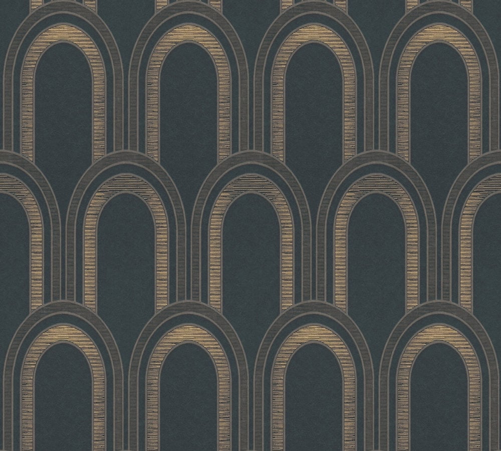 Architects Paper AP Arcade - Zwart - Retro - 391762