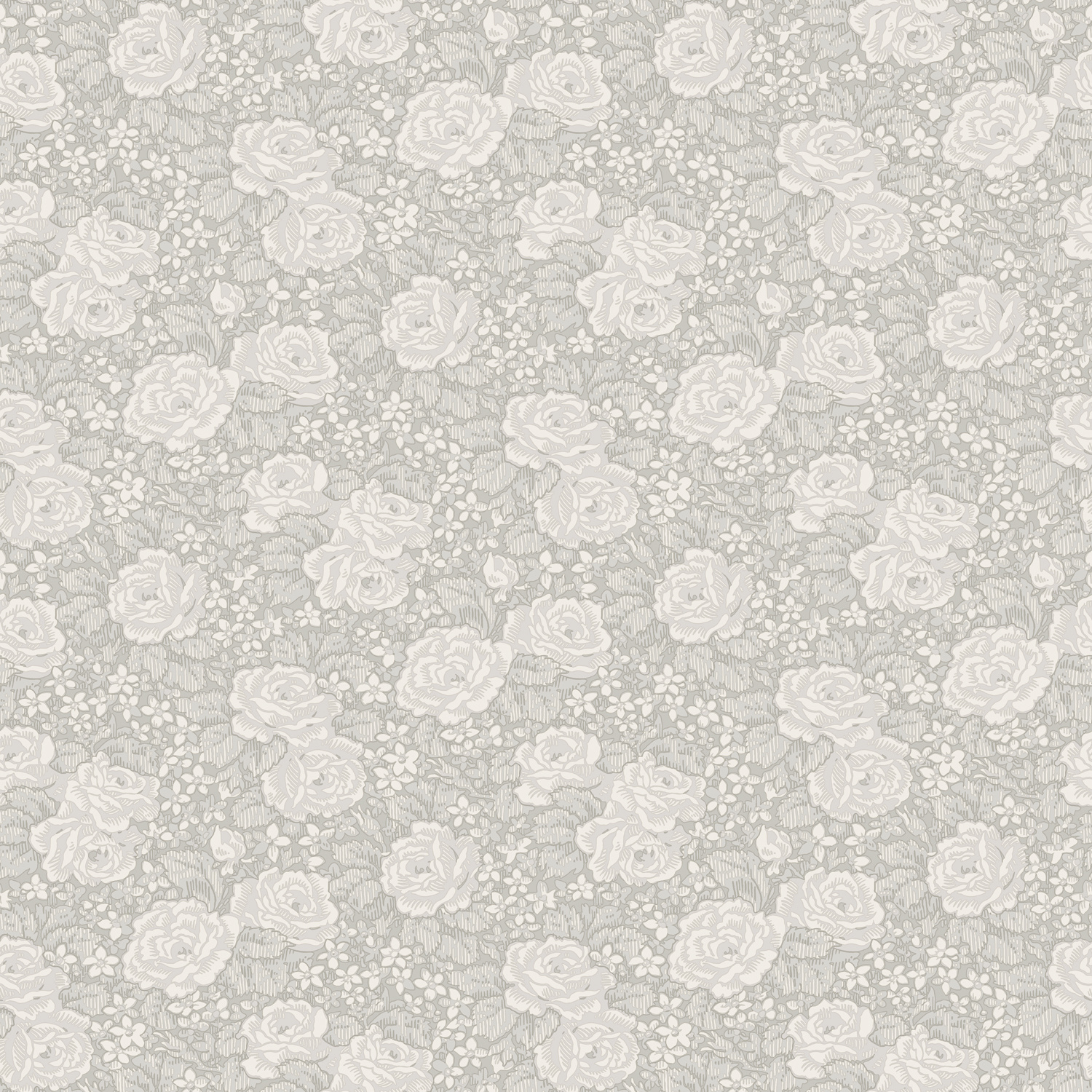 Dutch Wallcoverings Rosenlycka - Roses Light - Beige