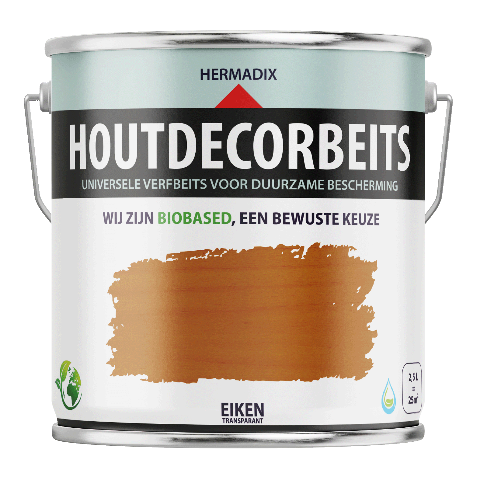 Hermadix Houtdecor Verfbeits Transparant - Eiken