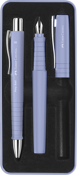 Faber Castell Balpen en Vulpen Poly Pen - Pale Iris