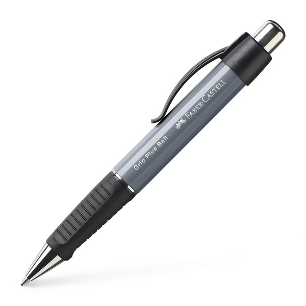 Faber Castell Balpen Grip Plus - Steengrijs