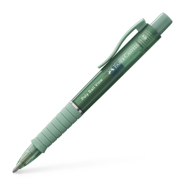 Faber Castell Balpen Polyball View - Groene Lelie