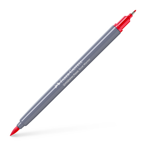 Faber Castell Duo aquarelmarker Goldfaber - 122 briljant rood