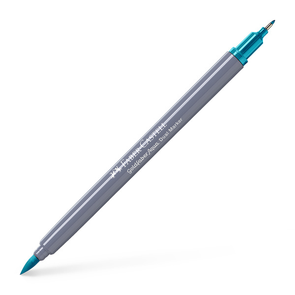 Faber Castell Duo aquarelmarker Goldfaber - 154 licht kobalt turquoise