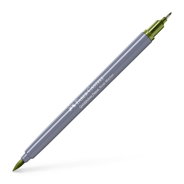 Faber Castell Duo aquarelmarker Goldfaber - 174 chroomgroen