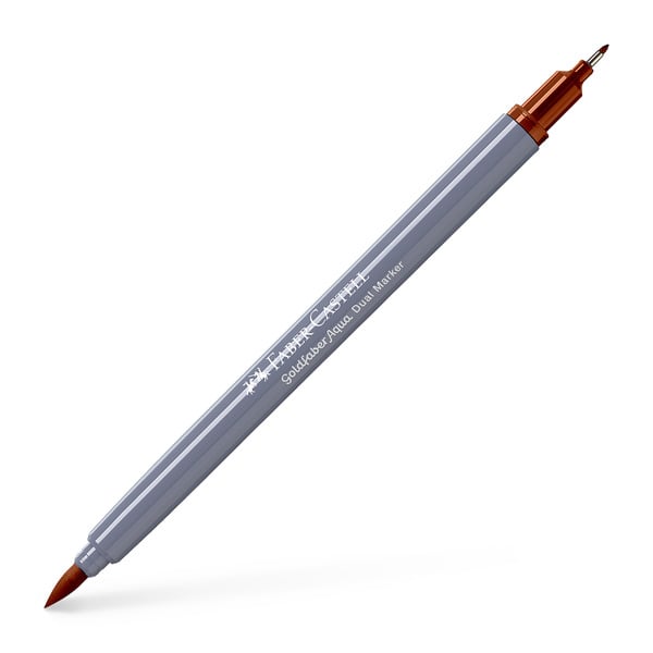 Faber Castell Duo aquarelmarker Goldfaber - 187 gebrande oker