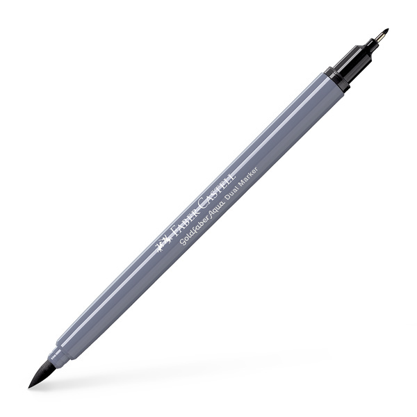 Faber Castell Duo aquarelmarker Goldfaber - 199 zwart