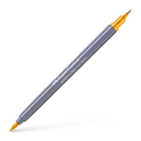 Faber Castell Duo aquarelmarker Goldfaber - 208 chroomgeel midden