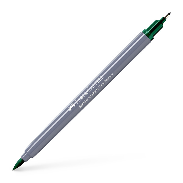Faber Castell Duo aquarelmarker Goldfaber - 264 donker phthalogroen