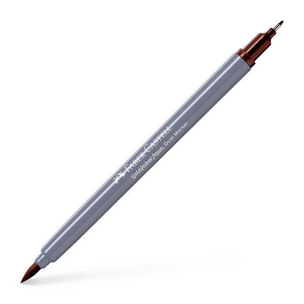 Faber Castell Duo aquarelmarker Goldfaber - 283 gebrande sienna