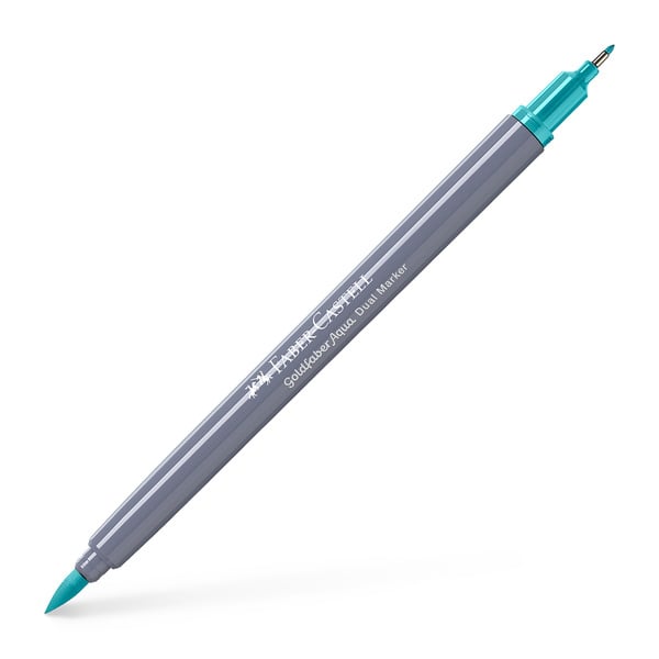 Faber Castell Duo aquarelmarker Goldfaber - 356 licht kobalt groen