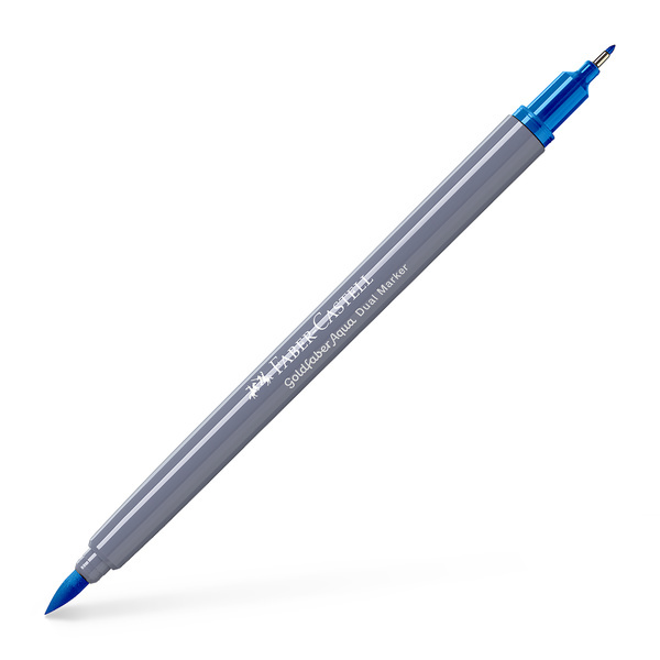 Faber Castell Duo aquarelmarker Goldfaber - 449 azuurblauw